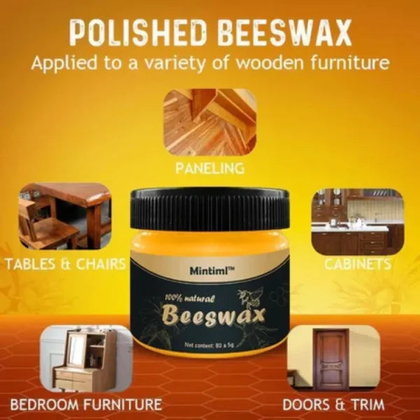 Beewax Furniture Polish & Shiner 85ml  –For Wooden Table, Chair, And Floor