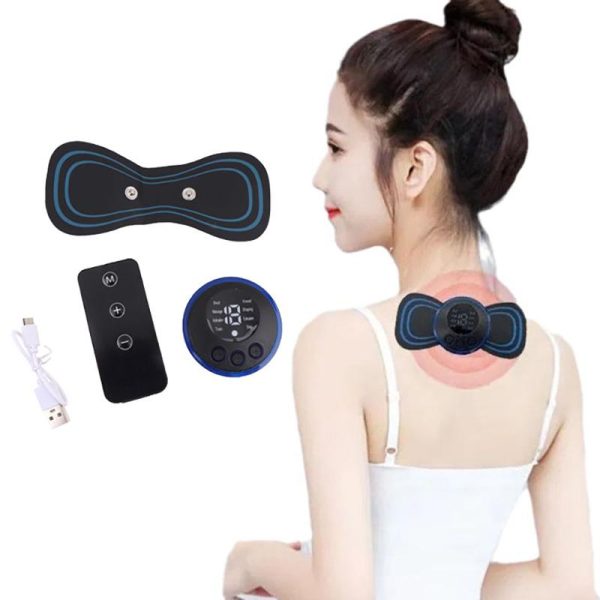 Ems Butterfly Body & Neck Pain Reliefer Massager For Men & Women(Rechargeable)