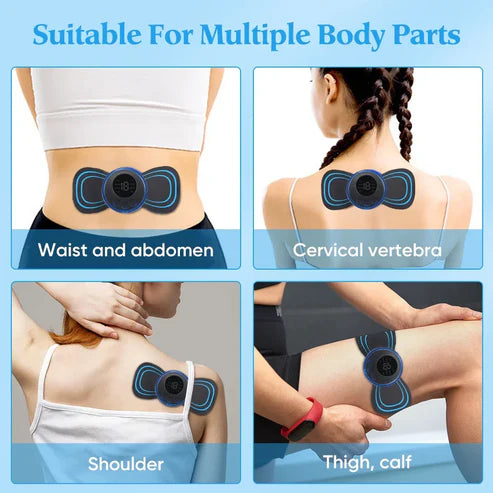 Ems Butterfly Body & Neck Pain Reliefer Massager For Men & Women(Rechargeable)