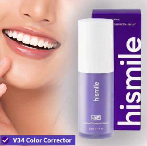 Hismile v34 Color Corrector Serum | Instant Teeth Brightening Solution | 30ml