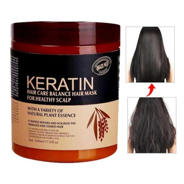 Keratin Hair Care Mask And Treatment For Shiny, Smooth & Healthy Hair – 500ml(Original)