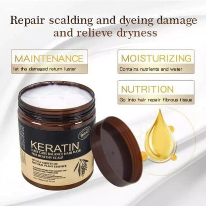 Keratin Hair Care Mask And Treatment For Shiny, Smooth & Healthy Hair – 500ml(Original)